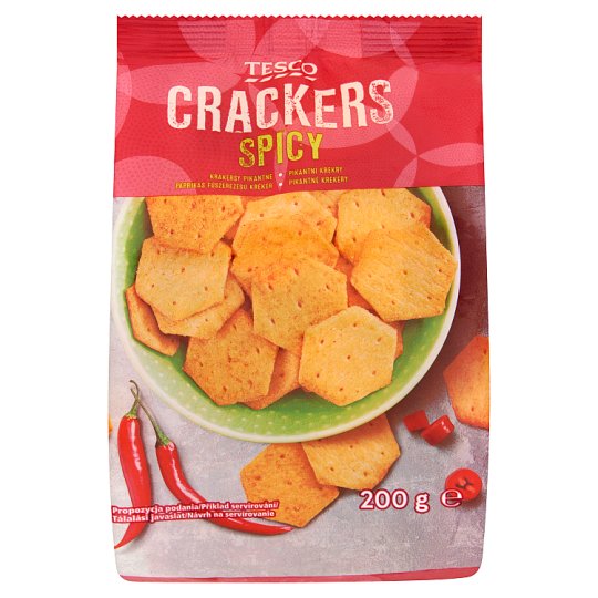 Tesco Krakersy pikantne 200 g
