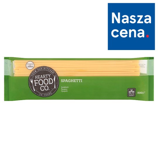 Hearty Food Co. Makaron bezjajeczny spaghetti 500 g