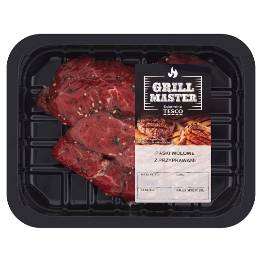 Grill Master Paski wołowe z przyprawami 0,250 kg