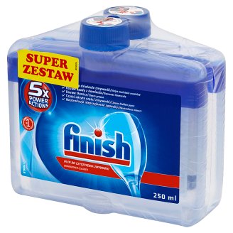 Finish 5x Power Actions Czyścik do zmywarki 2 x 250 ml