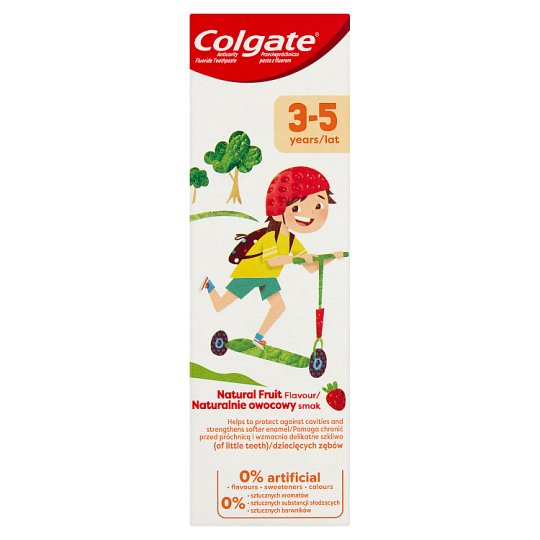 Colgate Przeciwpróchnicza pasta z fluorem 3-5 lat 50 ml