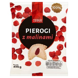 Tesco Pierogi z malinami 450 g
