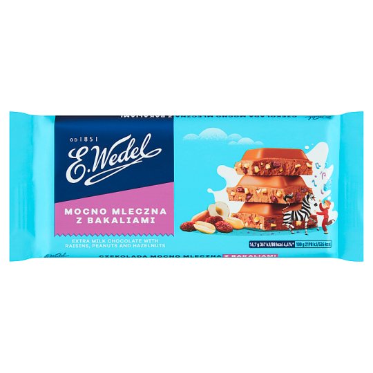 E. Wedel Extra Milk Chocolate with Delicacies 100 g