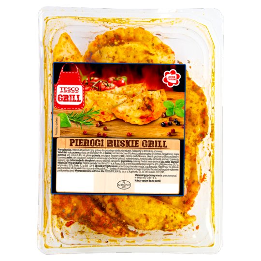 Tesco Grill Pierogi ruskie grill 400 g