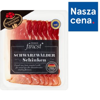 Tesco Finest Szwarcwaldzka Szynka wieprzowa w plastrach 100 g