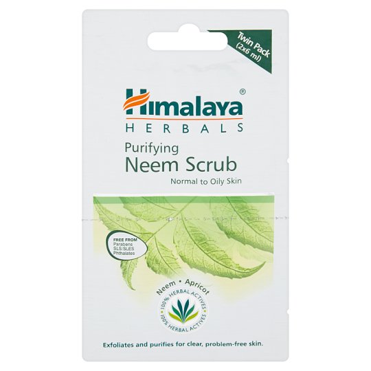 Himalaya Herbals Oczyszczający peeling z miodli indyjskiej 2 x 6 ml