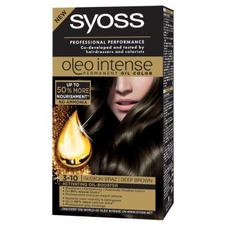 Syoss Oleo Intense Farba do włosów Głęboki brąz 3-10