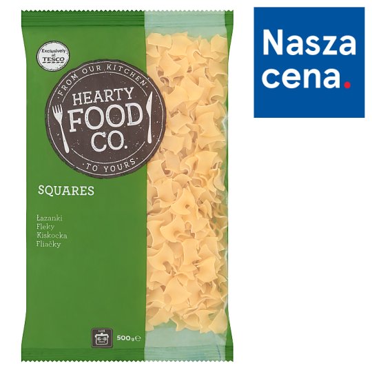 Hearty Food Co. Makaron bezjajeczny łazanki 500 g