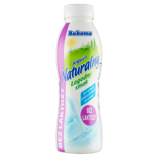 Bakoma Jogurt naturalny bez laktozy 400 g