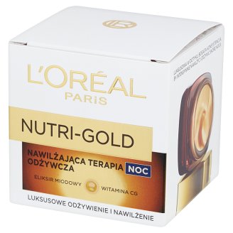 L'Oreal Paris Nutri-Gold Nawilżająca terapia odżywcza Krem na noc 50 ml