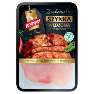 Konspol Szynka wędzona wieprzowa 100 g