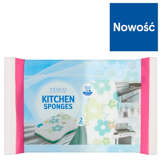 Tesco Gąbki z nadrukiem 2 sztuki