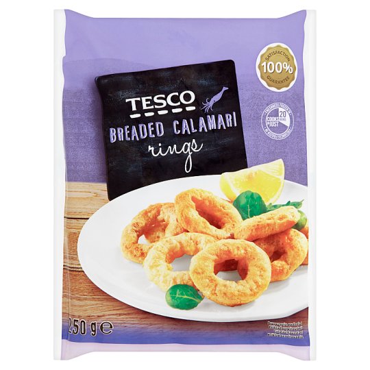 Tesco Breaded Calamari Rings 250 g
