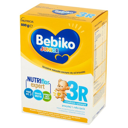 Bebiko Junior 3R Mleko modyfikowane dla dzieci powyżej 1. roku życia 800 g
