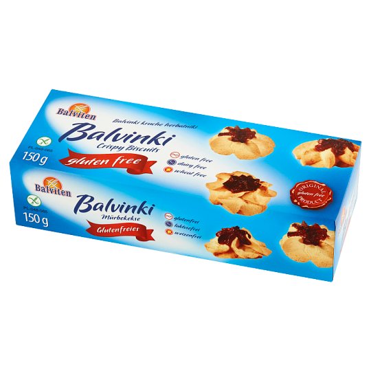 Balviten Balvinki Kruche herbatniki bezglutenowe 150 g