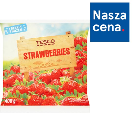 Tesco Truskawki 400 g