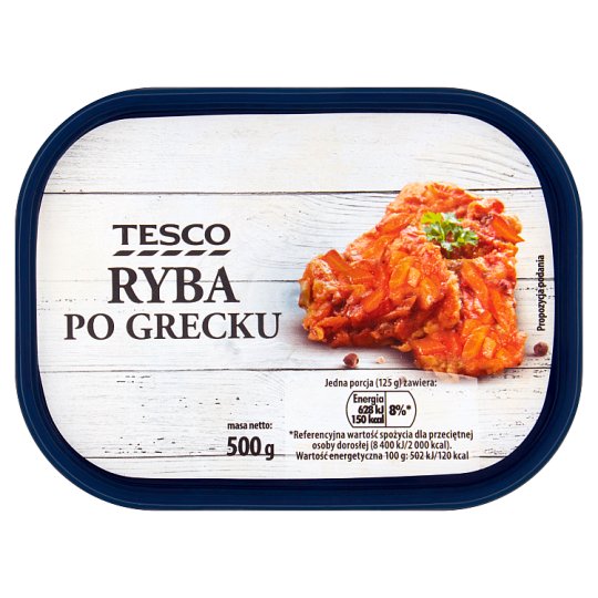 Tesco Ryba po grecku 500 g