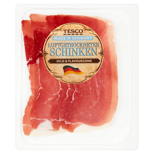 Tesco Luftgetrockneter Schinken Szynka wieprzowa w plastrach 80 g