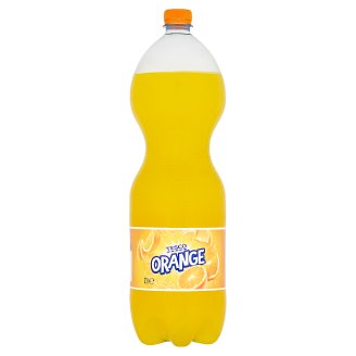 Tesco Napój gazowany o smaku pomarańczowym 2 l
