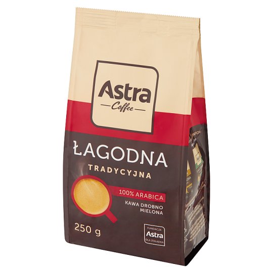 Astra Łagodna Tradycyjna kawa drobno mielona 250 g