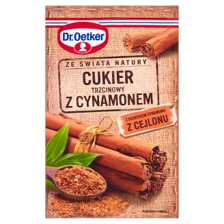 Dr. Oetker Ze świata natury Cukier trzcinowy z cynamonem 15 g