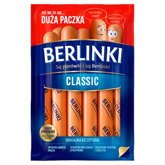 Morliny Berlinki Classic Parówki 500 g