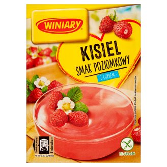 Winiary Kisiel z cukrem poziomkowy smak 77 g
