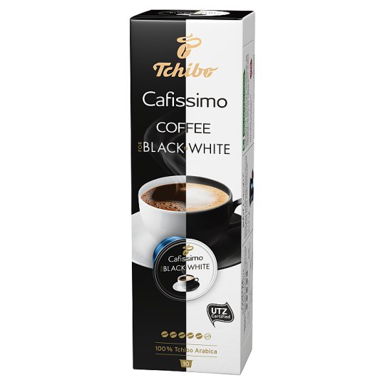 Tchibo Cafissimo For Black´n White Kawa palona mielona 75 g (10 x 7,5 g)