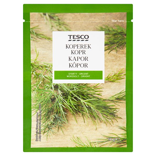 Tesco Koperek otarty 10 g