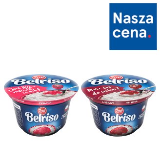 Zott Belriso Deser mleczny z ryżem i sosem malinowym 200 g