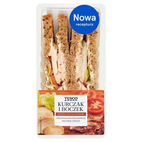 Tesco Kanapka kurczak i boczek 180 g