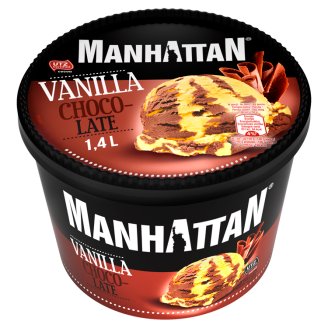 Manhattan Classic Lody waniliowo-czekoladowe 1,4 l