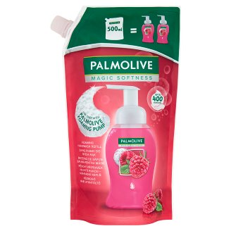 Palmolive Magic Softness Zapas do mydła w piance do rąk o zapachu malin 500 ml