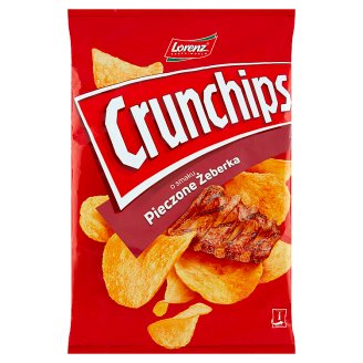 Crunchips Chipsy ziemniaczane o smaku pieczone żeberka 140 g