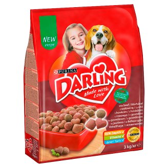 Darling Z wołowiną i dodatkiem wyselekcjonowanych warzyw Karma dla dorosłych psów 3 kg