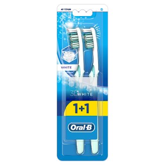 Oral-B Advantage 3DWhite Szczoteczka manualna średnia, x 2