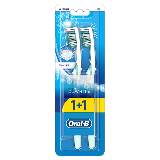 Oral-B Advantage 3DWhite Szczoteczka manualna średnia, x 2