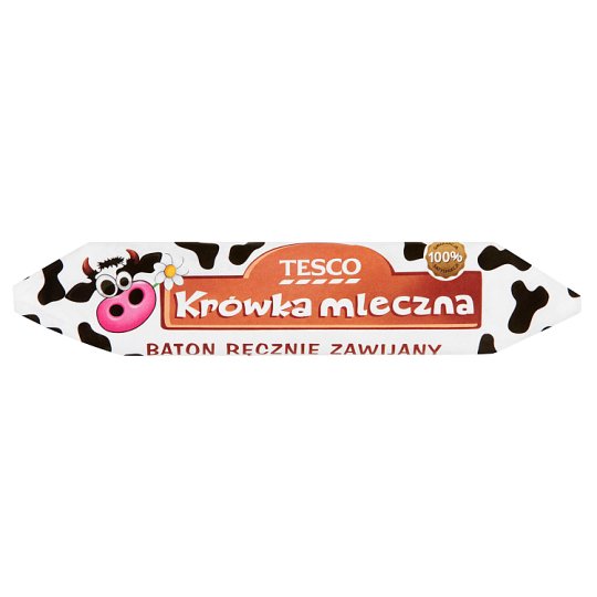 Tesco Krówka mleczna Baton ręcznie zawijany 48 g