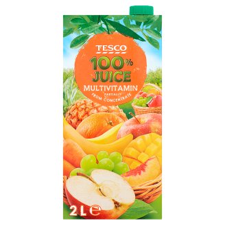Tesco Multivitamin Sok z owoców i marchwi 2 l