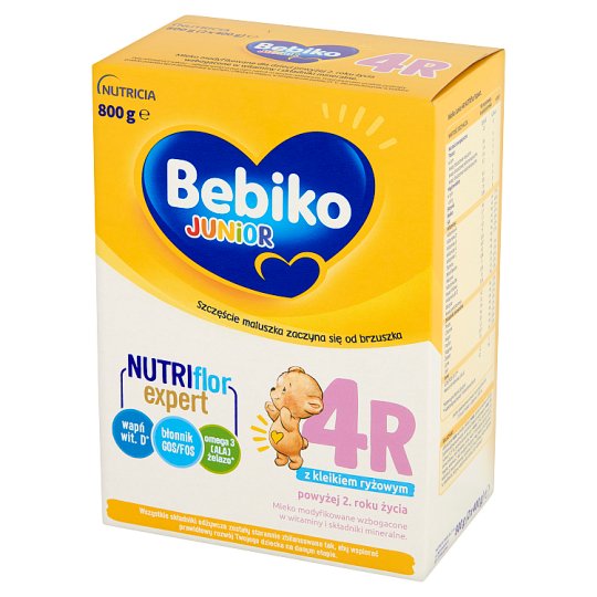 Bebiko Junior 4R Mleko modyfikowane dla dzieci powyżej 2. roku życia 800 g (2 x 400 g)