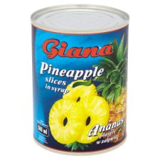 Giana Ananas plastry w zalewie 565 g