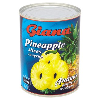 Giana Ananas plastry w zalewie 565 g