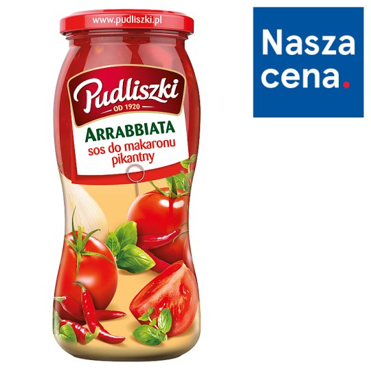 Pudliszki Sos Arrabbiata do makaronu pikantny 500 g