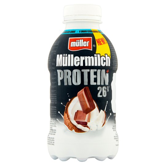 Müller Müllermilch Protein Napój mleczny o smaku czekoladowo-kokosowym 400 g
