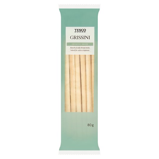 Tesco Grissini Chrupkie paluchy chlebowe 80 g