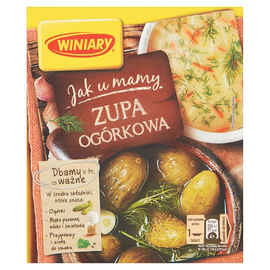 Winiary Jak u Mamy Zupa ogórkowa 42 g