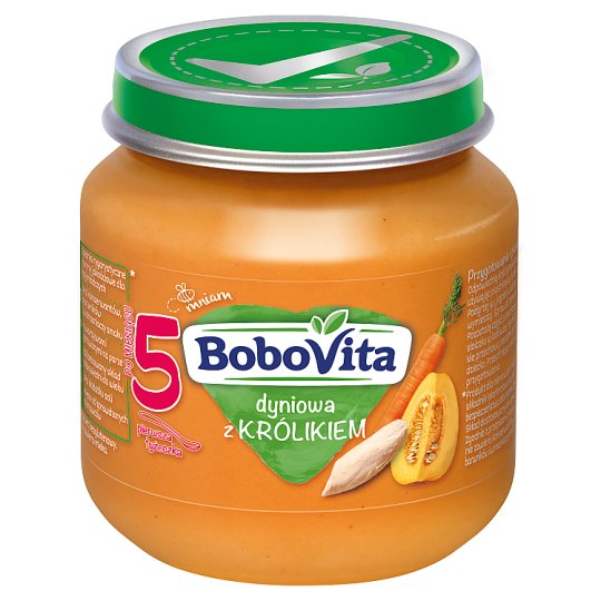 BoboVita Dyniowa z królikiem po 5 miesiącu 125 g