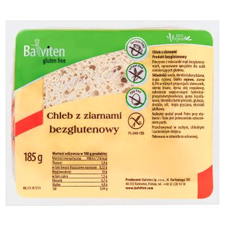 Balviten Chleb z ziarnami bezglutenowy 185 g