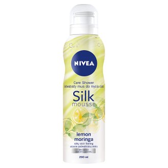 NIVEA Silk Mousse Lemon Moringa Jedwabisty mus do mycia 200 ml