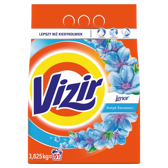 Vizir Lenor Scent Touch Proszek do prania 3.825 kg, 51 prań